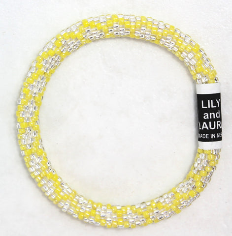 8" Extended Size Lily and Laura Sunshine Yellow Chainlink